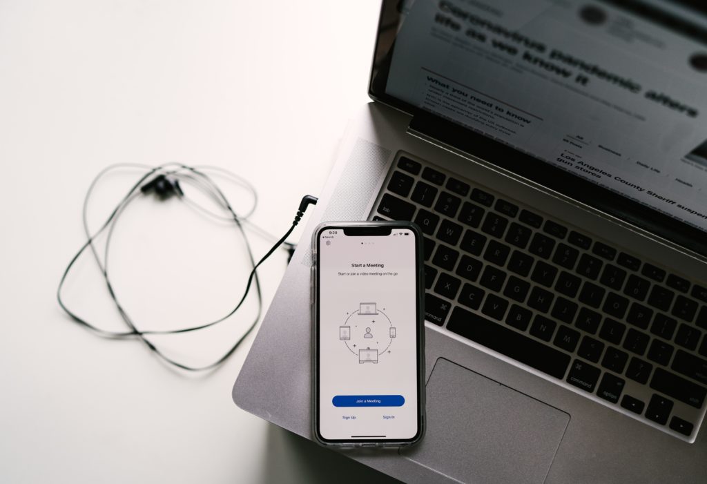 Setting up a zoom meeting